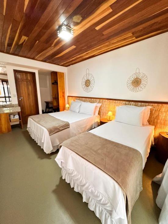 Parador 7 Bangalo, Praia Do Parracho, 1,0 Km Da Rua Mucuge Porto Seguro Eksteriør billede